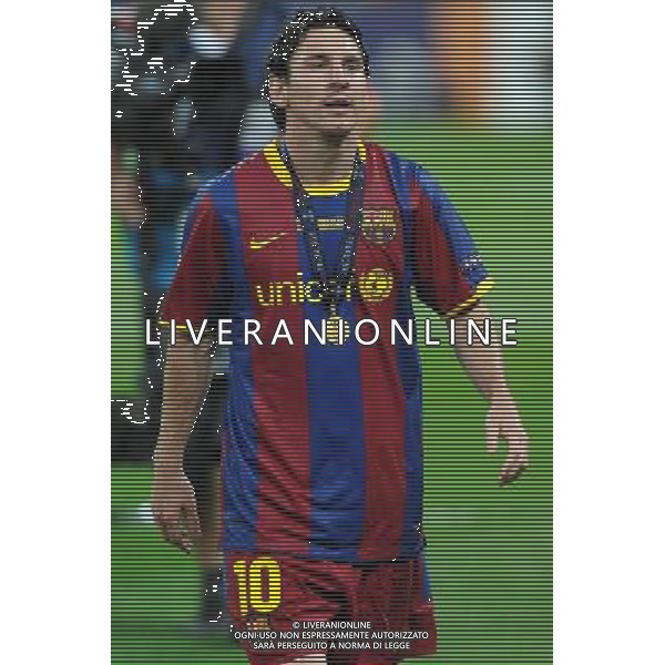 UEFA Champions League 2010/2011 Finale Londra (Inghilterra) - 28.05.2011 Barcellona-Manchester United Nella Foto:Lionel Messi /Ph.Vitez-Ag. Aldo Liverani