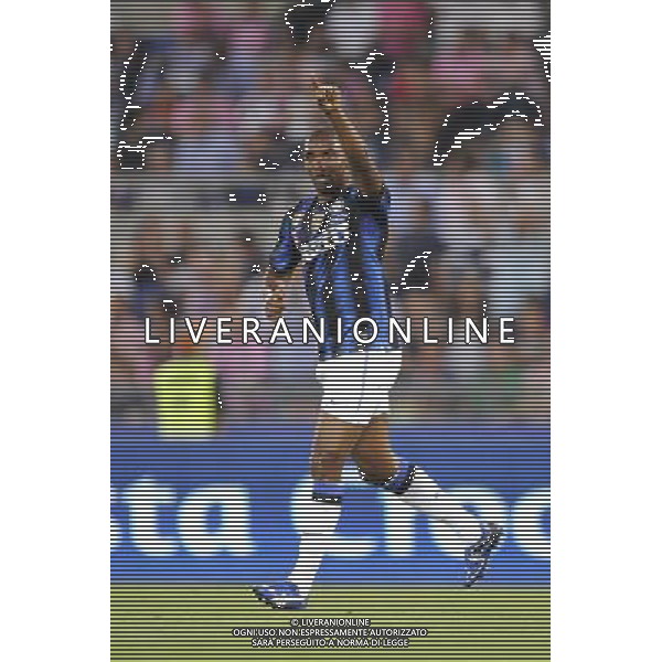 Roma - 29/05/2011 - Stadio Olimpico - Finale di TIM CUP 2010-2011 - Inter vs Palermo - nella foto: esultanza dopo il gol di eto\'o å© Fabrizio Corradetti - Ag. Aldo Liverani sas
