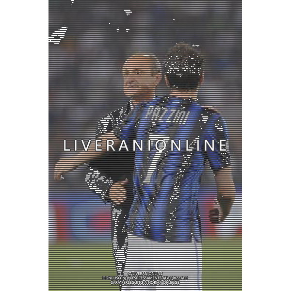 Roma - 29/05/2011 - Stadio Olimpico - Finale di TIM CUP 2010-2011 - Inter vs Palermo - nella foto:giampaolo pazzini e delio rossi å© Fabrizio Corradetti - Ag. Aldo Liverani sas