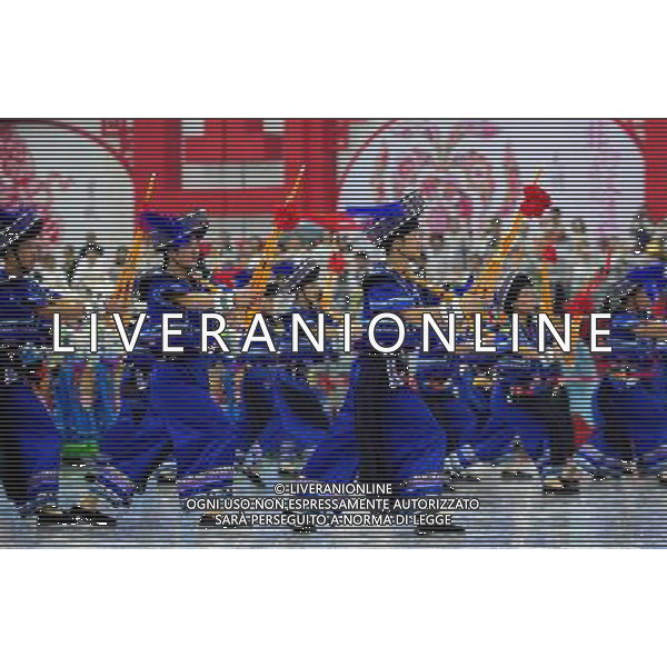 (110529) -- CHENGDU, May 29, 2011 -- Performers from Panzhihua City of Sichuan Province perform during the opening ceremony of the 3rd Chengdu Intangible Cultural Heritage Festival in Chengdu, capital of southwest China\'s Sichuan Province, May 29, 2011. Jiang Hongjing) (zn) cerimonia di apertura del 3 Á Chengdu patrimonio culturale immateriale Festival di Chengdu, capitale del sud-ovest della Cina AG. ALDO LIVERANI SAS ITALY ONLY *** Local Caption *** .