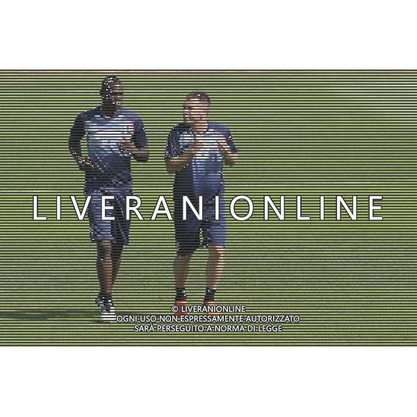 Coverciano - 30/05/2011 -Allenamento della Nazionale Italiana - nella foto: Mario Balotelli e Antonio Cassano Â© Fabrizio Corradetti - Ag. Aldo Liverani sas