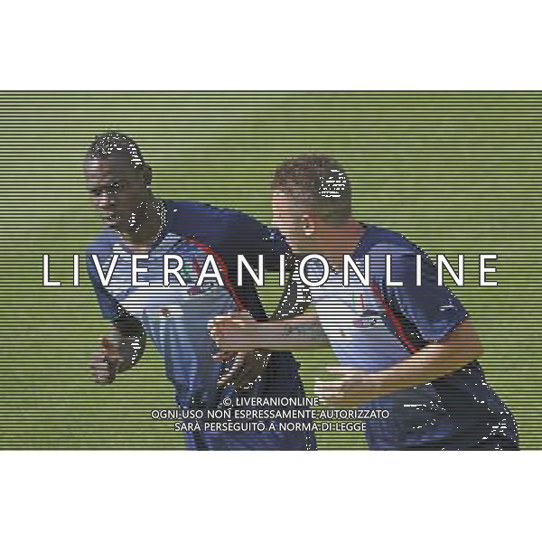 Coverciano - 30/05/2011 -Allenamento della Nazionale Italiana - nella foto: Mario Balotelli e Antonio Cassano Â© Fabrizio Corradetti - Ag. Aldo Liverani sas
