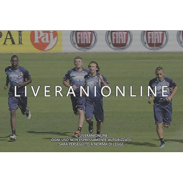 Coverciano - 30/05/2011 -Allenamento della Nazionale Italiana - nella foto: Andrea Pirlo guida il gruppo Â© Fabrizio Corradetti - Ag. Aldo Liverani sas