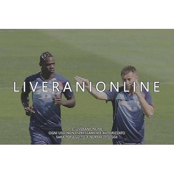 Coverciano - 30/05/2011 -Allenamento della Nazionale Italiana - nella foto: Mario Balotelli e Antonio Cassano Â© Fabrizio Corradetti - Ag. Aldo Liverani sas