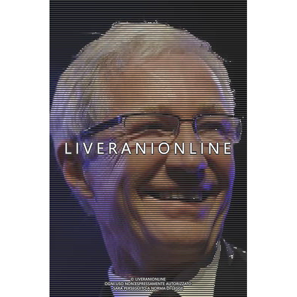 Paul O\'Grady performs live at the Hay Festival Hay On Wye Wales - Image Copyright Ben Pruchnie Photographer B3968 AG. ALDO LIVERANI SAS ITALY ONLY *** Local Caption *** .