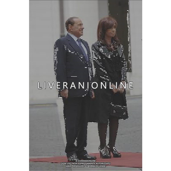Roma - 01/06/2011 - Palazzo Chigi - Il Presidente del Consiglio Silvio Berlusconi incontra il Presidente della Repubblica Argentina, Cristina Fernandez Kirchner - nella foto: Silvio Berlusconi e Cristina Fernandez Kirchner å© Fabrizio Corradetti - Ag. Aldo Liverani sas