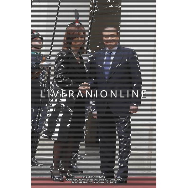 Roma - 01/06/2011 - Palazzo Chigi - Il Presidente del Consiglio Silvio Berlusconi incontra il Presidente della Repubblica Argentina, Cristina Fernandez Kirchner - nella foto: Silvio Berlusconi e Cristina Fernandez Kirchner å© Fabrizio Corradetti - Ag. Aldo Liverani sas