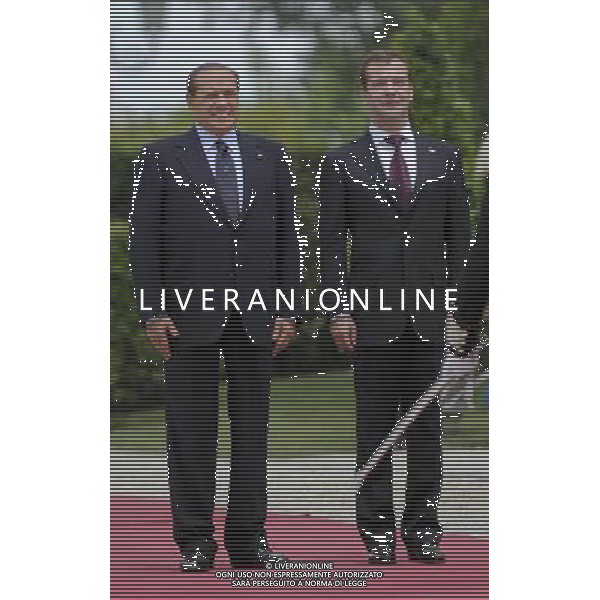 Roma - 02/06/2011 - Villa Doria Pamphili - Il Presidente del Consiglio Silvio Berlusconi incontra il Presidente della Federazione Russa, Dimitrij Medvedev - nella foto: Silvio Berlusconi e Dimitrij Medvedev å© Fabrizio Corradetti - Ag. Aldo Liverani sas