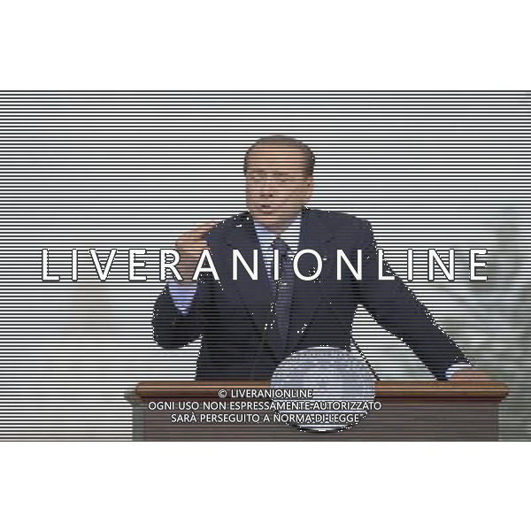 Roma - 02/06/2011 - Villa Doria Pamphili - Il Presidente del Consiglio Silvio Berlusconi incontra il Presidente della Federazione Russa, Dimitrij Medvedev - nella foto: Silvio Berlusconi e Dimitrij Medvedev å© Fabrizio Corradetti - Ag. Aldo Liverani sas