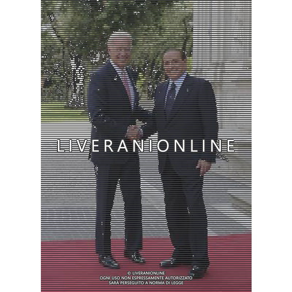 Roma - 02/06/2011 - Villa Doria Pamphili - Il Presidente del Consiglio Silvio Berlusconi incontra il Vice Presidente americano, Joseph Biden - nella foto: Silvio Berlusconi e Joseph Biden å© Fabrizio Corradetti - Ag. Aldo Liverani sas