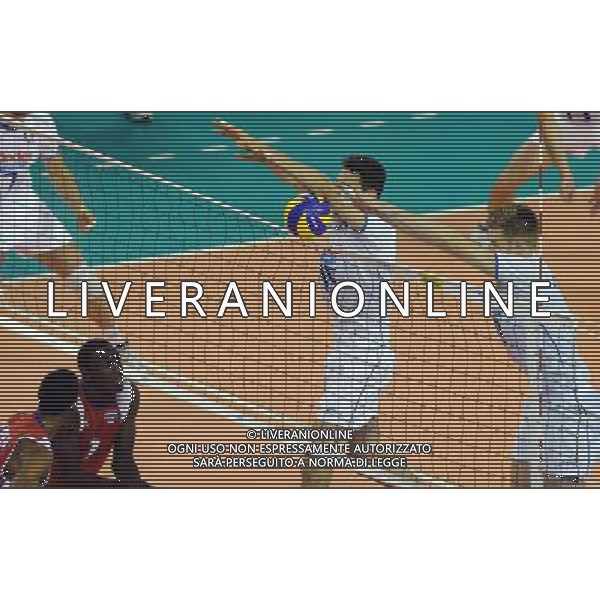 World League di Volley 2011 Pool D Ancona - 02.06.2011 Italia-Cuba Nella Foto:muro di zaytsev ivan e birarelli emanuele /Ph.Vitez-Ag. Aldo Liverani