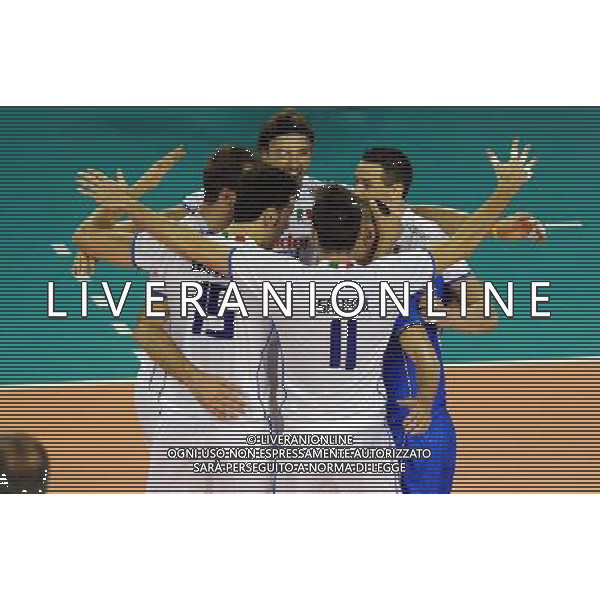 World League di Volley 2011 Pool D Ancona - 02.06.2011 Italia-Cuba Nella Foto:esultanza italia /Ph.Vitez-Ag. Aldo Liverani