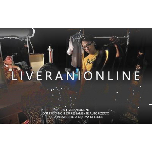 (110602) -- HONG KONG, June 2, 2011 () -- An opera player prepares to wear fake beard before a rehearsal in south China\'s Hong Kong, June 2, 2011. Chinese Opera Festival will be held here from June 3 and nine opera troupes will perform traditional Chinese operas during the festival. (/Chen Xiaowei) (lfj) Cinese Opera Festival si svolgerš qui dal 3 giugno e nove compagnie d\'opera si esibiranno nelle tradizionali opere cinesi durante il festival AG. ALDO LIVERANI SAS ITALY ONLY *** Local Caption *** .