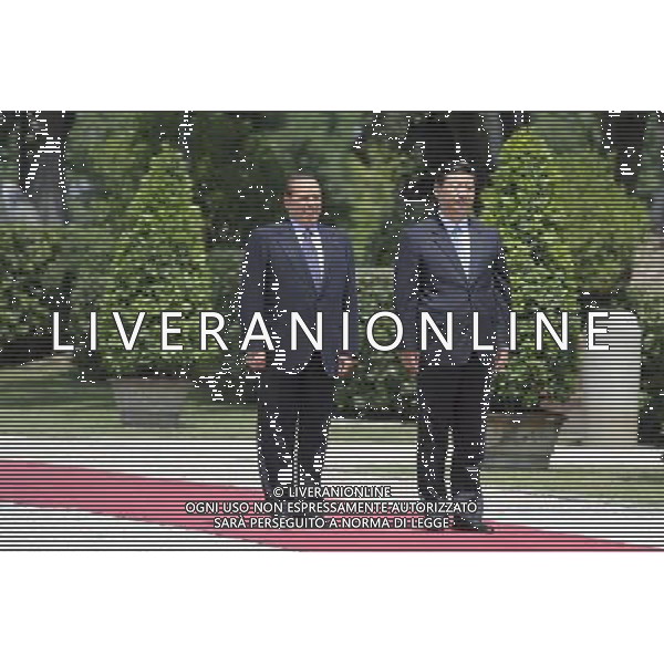 Roma - 03/06/2011 - Villa Doria Pamphili - Il Presidente del Consiglio Silvio Berlusconi incontra il Vice Presidente della Repubblica Popolare Cinese, XI Jinping - nella foto: Silvio Berlusconi e XI Jinping å© Fabrizio Corradetti - Ag. Aldo Liverani sas