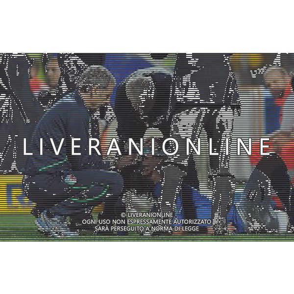 Qualificazioni ai Campionati Europei UEFA EURO 2012 Gruppo C Modena - 03.06.2011 Italia-Estonia Nella Foto: alberto aquilani a terra infortunato /Ph.Vitez-Ag. Aldo Liverani