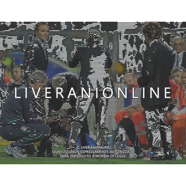 Qualificazioni ai Campionati Europei UEFA EURO 2012 Gruppo C Modena - 03.06.2011 Italia-Estonia Nella Foto: alberto aquilani a terra infortunato /Ph.Vitez-Ag. Aldo Liverani