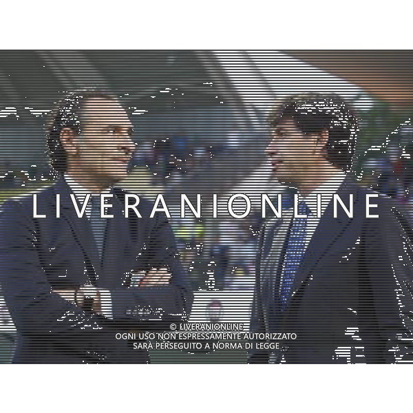 MODENA 03/06/2011 - ITALIA VS ESTONIA - QUALIFICAZIONI CAMPIONATI EUROPEI 2012 - NELLA FOTO: CESARE PRANDELLI E DEMETRIO ALBERTINI ©SOLI / AGENZIA ALDO LIVERANI SAS