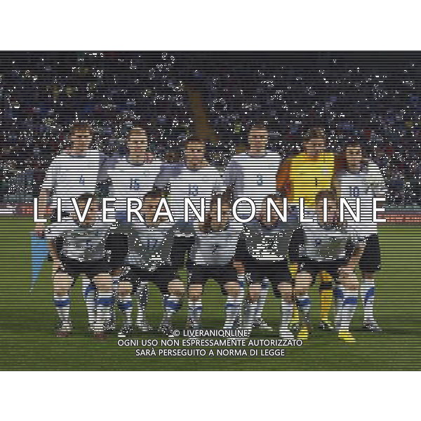 MODENA 03/06/2011 - ITALIA VS ESTONIA - QUALIFICAZIONI CAMPIONATI EUROPEI 2012 - NELLA FOTO: LA FORMAZIONE ESTONIA ©SOLI / AGENZIA ALDO LIVERANI SAS