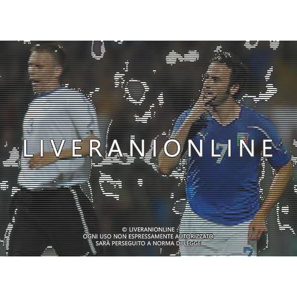 Qualificazioni ai Campionati Europei UEFA EURO 2012 Gruppo C Modena - 03.06.2011 Italia-Estonia Nella Foto: esultanza di giampaolo pazzini dopo il gol del 3-0 /Ph.Vitez-Ag. Aldo Liverani