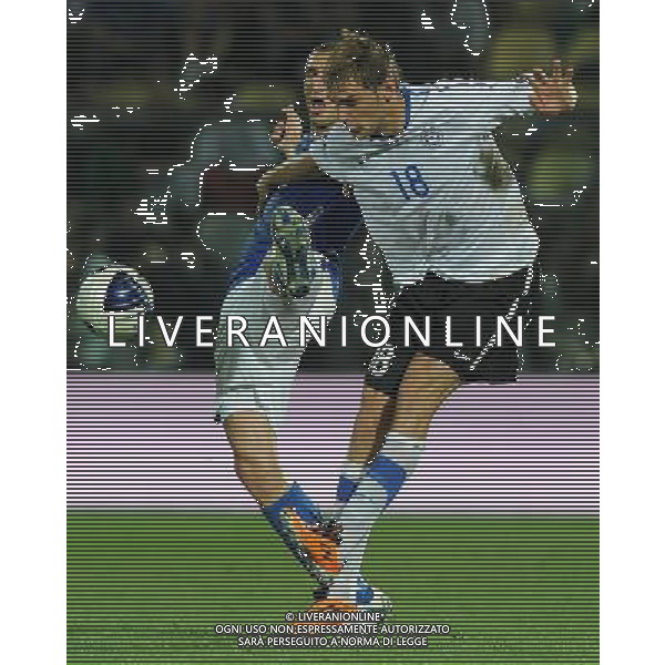 Qualificazioni ai Campionati Europei UEFA EURO 2012 Gruppo C Modena - 03.06.2011 Italia-Estonia Nella Foto:ahjupera e chiellini giorgio /Ph.Vitez-Ag. Aldo Liverani