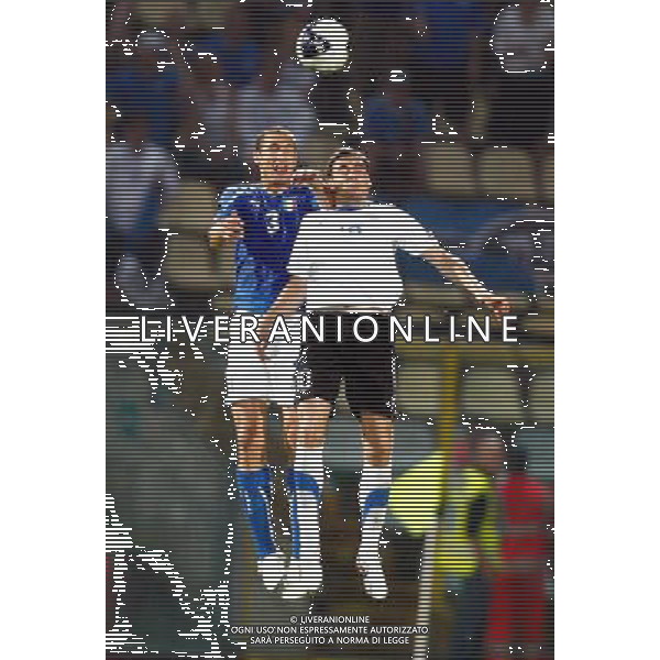 MODENA 03/06/2011 - ITALIA VS ESTONIA - QUALIFICAZIONI CAMPIONATI EUROPEI 2012 - NELLA FOTO: GIORGIO CHIELLINI E ZENJOV ©SOLI / AGENZIA ALDO LIVERANI SAS