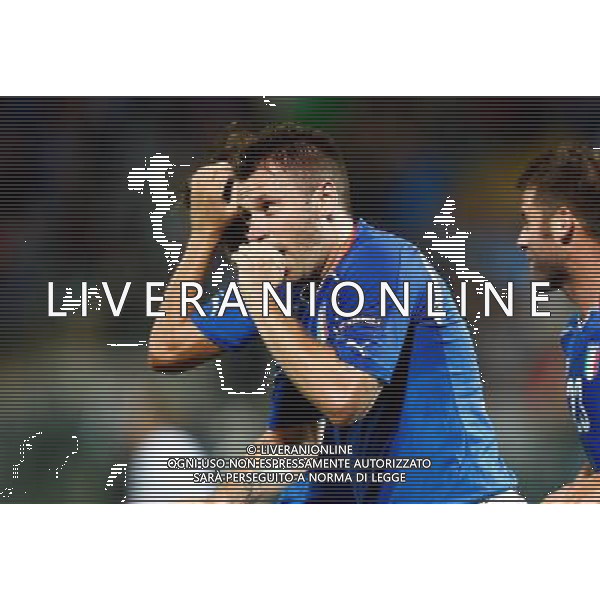 MODENA 03/06/2011 - ITALIA VS ESTONIA - QUALIFICAZIONI CAMPIONATI EUROPEI 2012 - NELLA FOTO: ANTONIO CASSANO ESULTA CON I COMPAGNI DOPO IL GOL DEL 2-0 ©SOLI / AGENZIA ALDO LIVERANI SAS