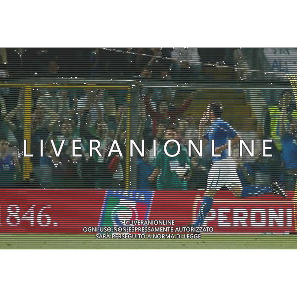 MODENA 03/06/2011 - ITALIA VS ESTONIA - QUALIFICAZIONI CAMPIONATI EUROPEI 2012 - NELLA FOTO: GIAMPAOLO PAZZINI ESULTA DOPO IL GOL DEL 3-0 ©SOLI / AGENZIA ALDO LIVERANI SAS