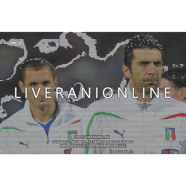 Qualificazioni ai Campionati Europei UEFA EURO 2012 Gruppo C Modena - 03.06.2011 Italia-Estonia Nella Foto:Gianluigi Buffon-Giorgio Chiellini /Ph.Vitez-Ag. Aldo Liverani