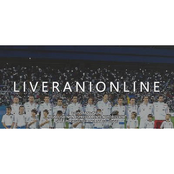 Qualificazioni ai Campionati Europei UEFA EURO 2012 Gruppo C Modena - 03.06.2011 Italia-Estonia Nella Foto:Italia Squadra formazione durante l\'inno nazionale /Ph.Vitez-Ag. Aldo Liverani