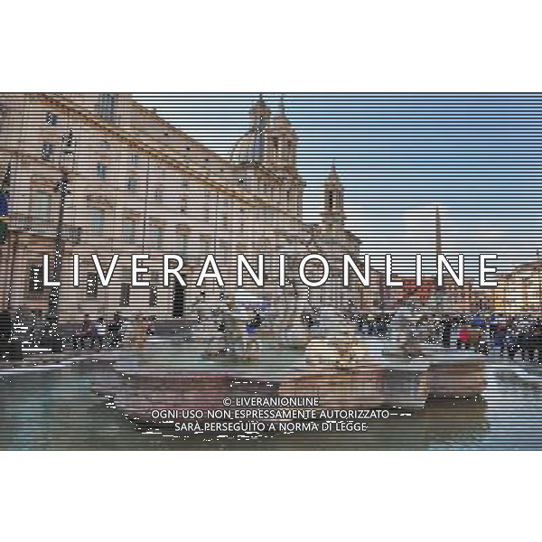 A fountain in piazza Navona, Rome. Photo by NEWSCOM OUT AG ALDO LIVERANI S A S