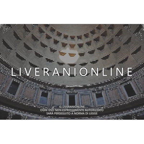 The Pantheon dome, Rome. Photo by NEWSCOM OUT AG ALDO LIVERANI S A S