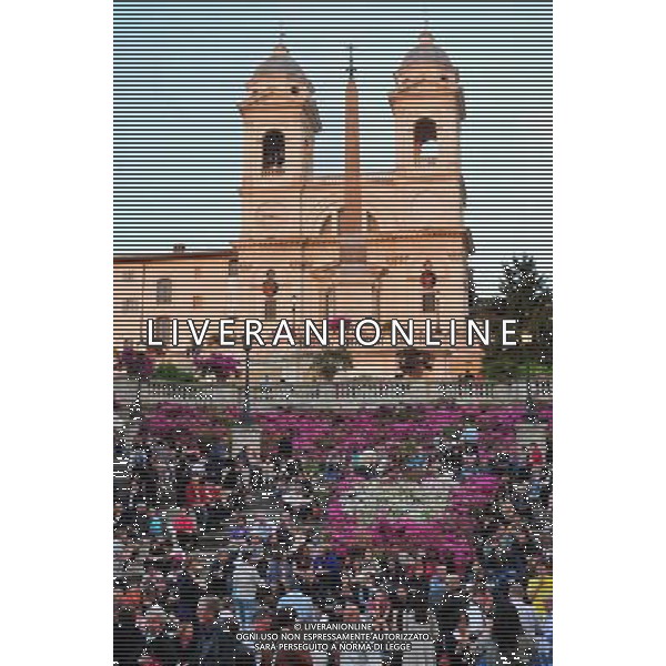 The Spanish Steps, Rome. Photo by NEWSCOM OUT AG ALDO LIVERANI S A S