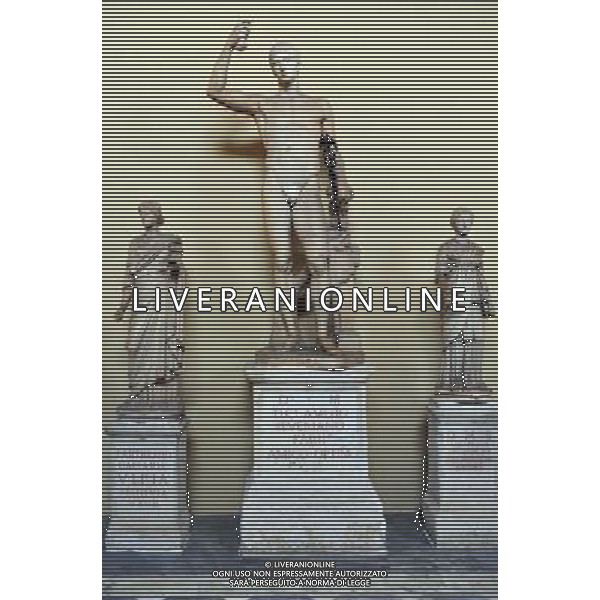 Artwork at the Vatican Museums. Photo by NEWSCOM OUT AG ALDO LIVERANI S A S