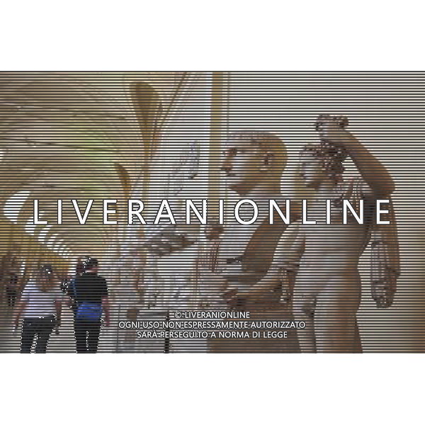 Artwork at the Vatican Museums. Photo by NEWSCOM OUT AG ALDO LIVERANI S A S