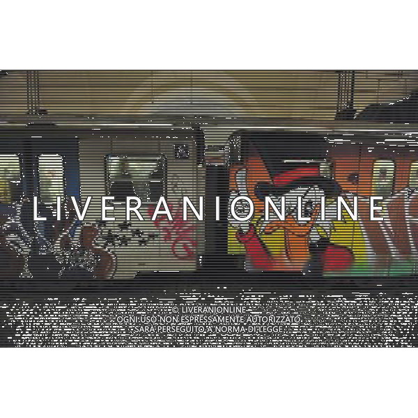 Rome subway underground train metro. Photo by NEWSCOM OUT AG ALDO LIVERANI S A S