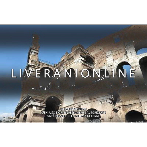 The Colosseum iselliptical amphitheatre, Rom. Photo by NEWSCOM OUT AG ALDO LIVERANI S A S