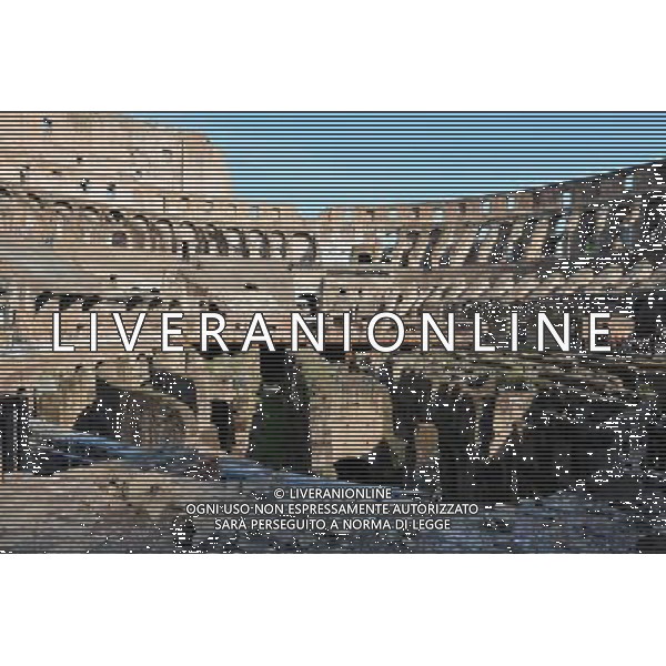 The Colosseum iselliptical amphitheatre, Rom. Photo by NEWSCOM OUT AG ALDO LIVERANI S A S