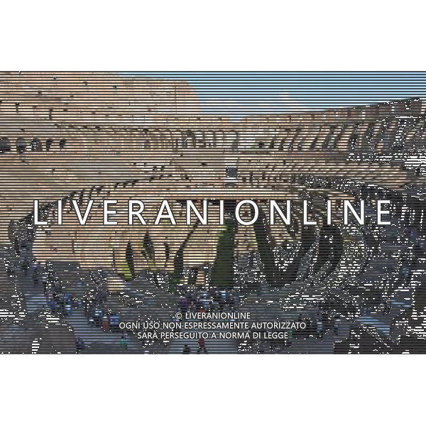 The Colosseum iselliptical amphitheatre, Rom. Photo by NEWSCOM OUT AG ALDO LIVERANI S A S