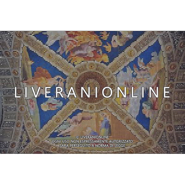 Artwork at the Vatican Museums.Raphael paints at the vatican museum. Photo by NEWSCOM OUT AG ALDO LIVERANI S A S