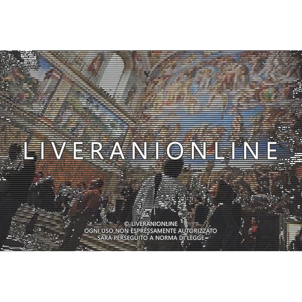 Artwork at the Vatican Museums. The Sistine Chapel ceiling of Michelangelo. Photo by NEWSCOM OUT AG ALDO LIVERANI S A S