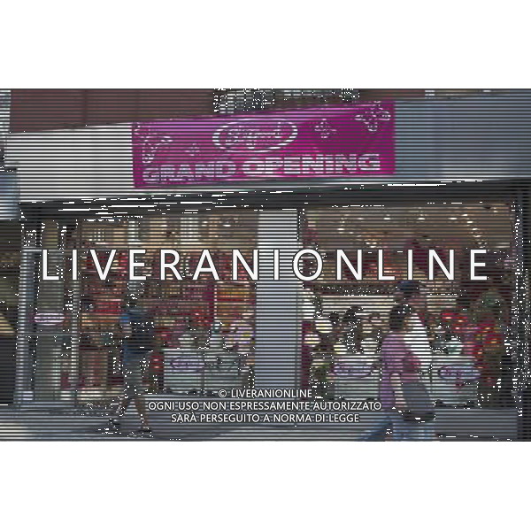 The grand opening of a costume jewelry and accessory store in Greenwich Village in New York is seen on Sunday, May 29, 2011. ©photoshot/Agenzia Aldo Liverani Sas - ITALY ONLY - Gli abitanti e Turisti a New York affollano la citta\' nell\'inizio non ufficiale dell\'estate