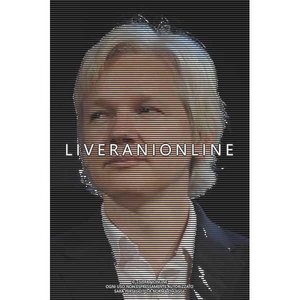 Wiki Leaks founder Julian Assange talks at the Hay On Wye Festival 2011 - Festival della Letteratura \' Hay On Wye \' AG. ALDO LIVERANI SAS ITALY ONLY *** Local Caption *** .