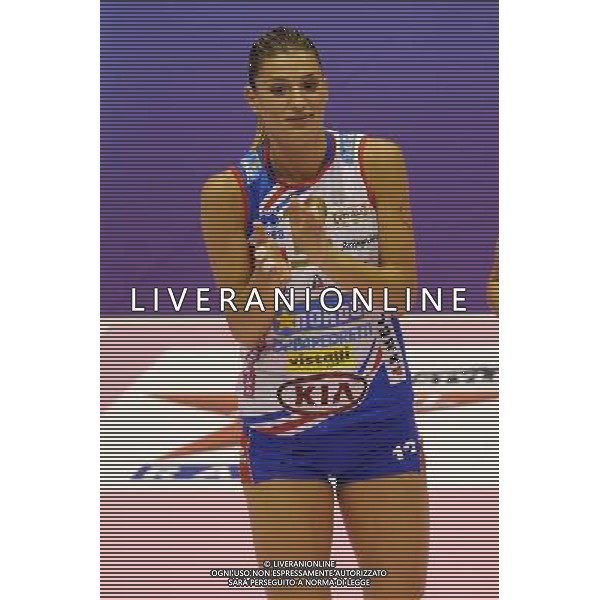 Campionato Findomestic Volley Cup Pallavolo Femminile Gara 5 Finale Scudetto Milano 6-06-2011 MC Carnaghi Villa Cortese - Norda Foppapedretti Bergamo nella foto: Francesca Piccinini (Bergamo) foto Roberto Garavaglia - ag. Aldo Liverani sas