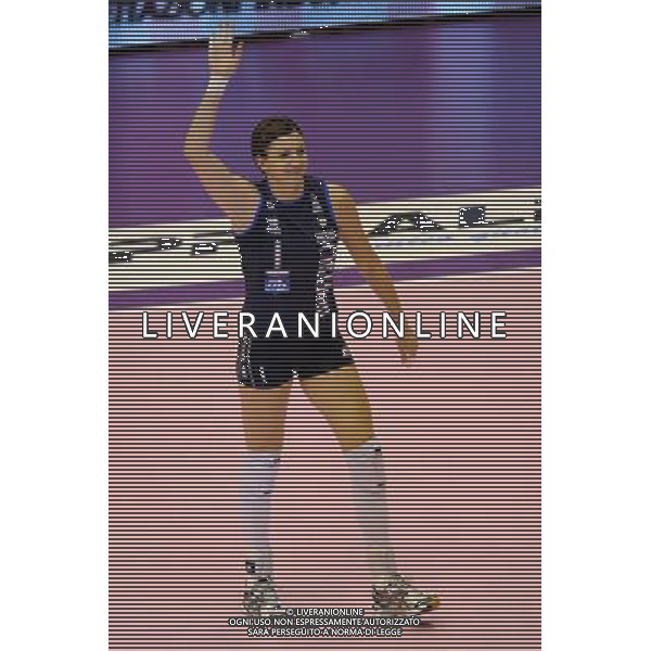 Campionato Findomestic Volley Cup Pallavolo Femminile Gara 5 Finale Scudetto Milano 6-06-2011 MC Carnaghi Villa Cortese - Norda Foppapedretti Bergamo nella foto: Sara Anzanello (Villa Cortese) foto Roberto Garavaglia - ag. Aldo Liverani sas