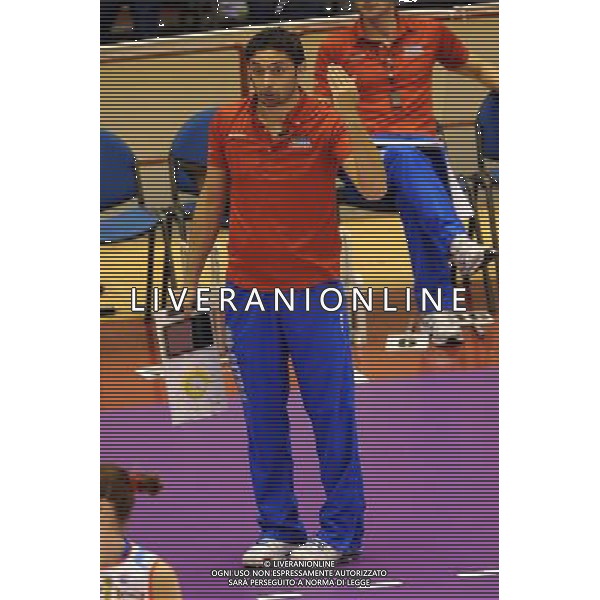 Campionato Findomestic Volley Cup Pallavolo Femminile Gara 5 Finale Scudetto Milano 6-06-2011 MC Carnaghi Villa Cortese - Norda Foppapedretti Bergamo nella foto: Davide Mazzanti allenatore di Bergamo foto Roberto Garavaglia - ag. Aldo Liverani sas