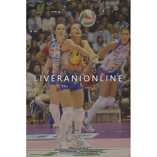 Campionato Findomestic Volley Cup Pallavolo Femminile Gara 5 Finale Scudetto Milano 6-06-2011 MC Carnaghi Villa Cortese - Norda Foppapedretti Bergamo nella foto: Enrica Merlo (Bergamo) foto Roberto Garavaglia - ag. Aldo Liverani sas
