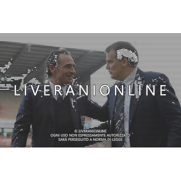 Amichevole Internazionale Liegi (Belgio) - 07.06.2011 Italia-Repubblica d\'Irlanda Nella Foto: cesare prandelli e marco tardelli /Ph.Vitez-Ag. Aldo Liverani