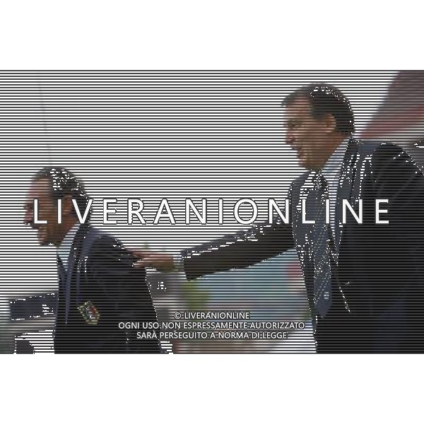 Amichevole Internazionale Liegi (Belgio) - 07.06.2011 Italia-Repubblica d\'Irlanda Nella Foto: cesare prandelli e marco tardelli /Ph.Vitez-Ag. Aldo Liverani