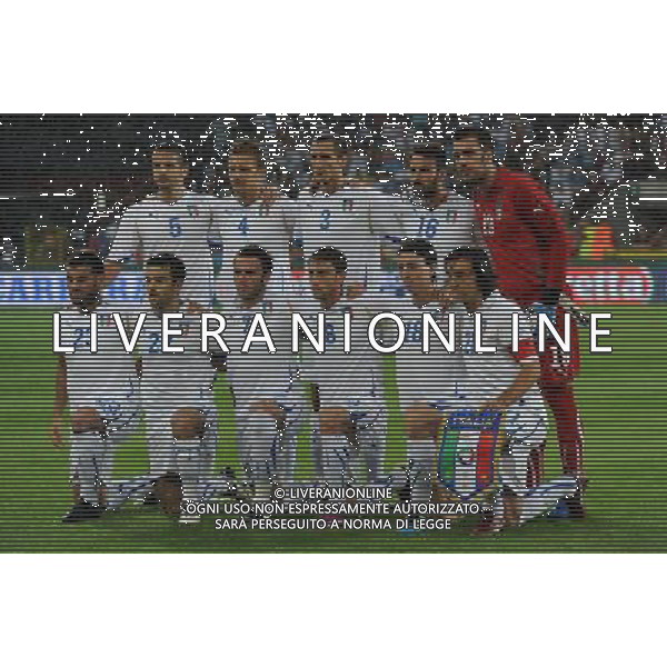 Amichevole Internazionale Liegi (Belgio) - 07.06.2011 Italia-Repubblica d\'Irlanda Nella Foto:italia squadra formazione /Ph.Vitez-Ag. Aldo Liverani