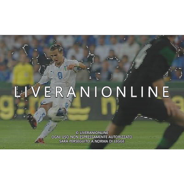 Amichevole Internazionale Liegi (Belgio) - 07.06.2011 Italia-Repubblica d\'Irlanda Nella Foto:punizione di sebastian giovinco /Ph.Vitez-Ag. Aldo Liverani